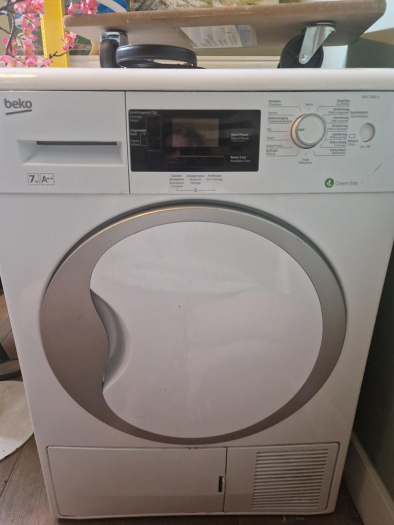 Beko warmtepomp droger  7 kg warmtepompdroger, Witgoed en Apparatuur, Wasdrogers, Ophalen, 6 tot 8 kg, Gebruikt, Overige typen