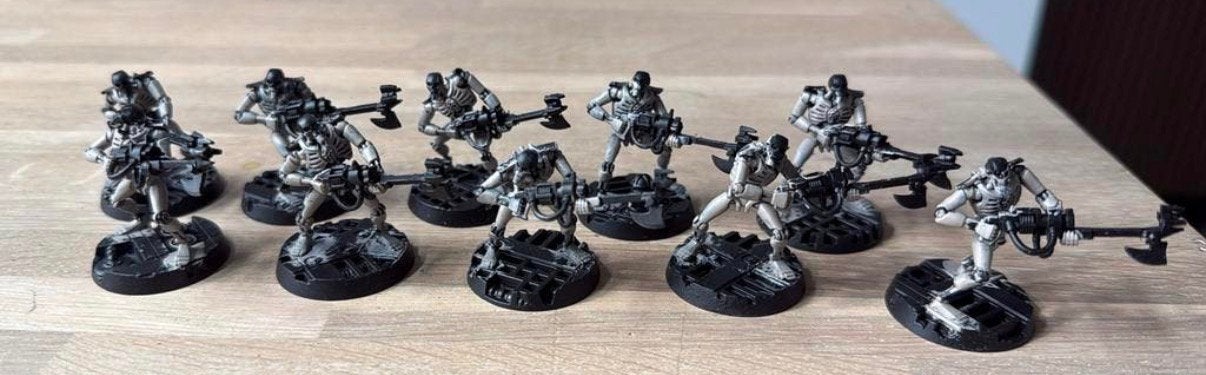 Warhammer 40k 10x necron warriors #2, Ophalen of Verzenden, Zo goed als nieuw, Warhammer