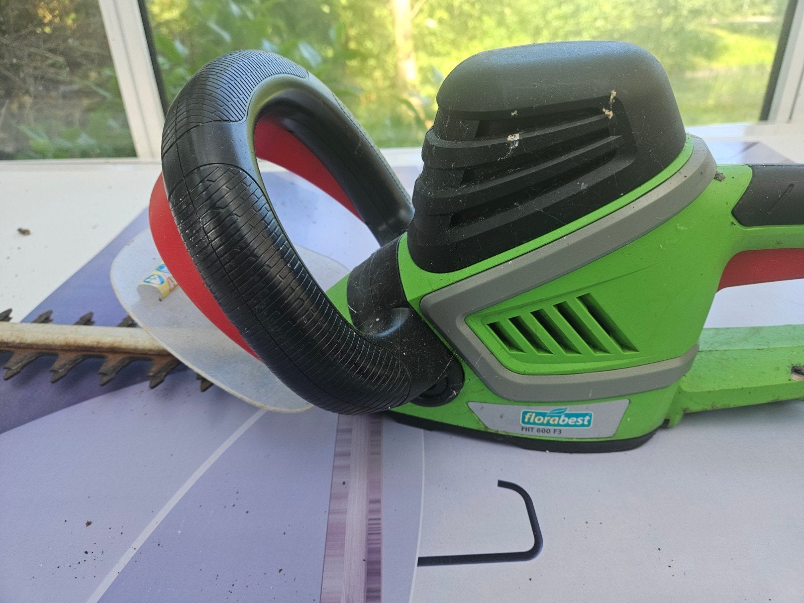 Florabest FHT 600 F3 Elektrische Heggenschaar, Tuin en Terras, Heggenscharen, Ophalen, Gebruikt, Elektrisch, Florabest