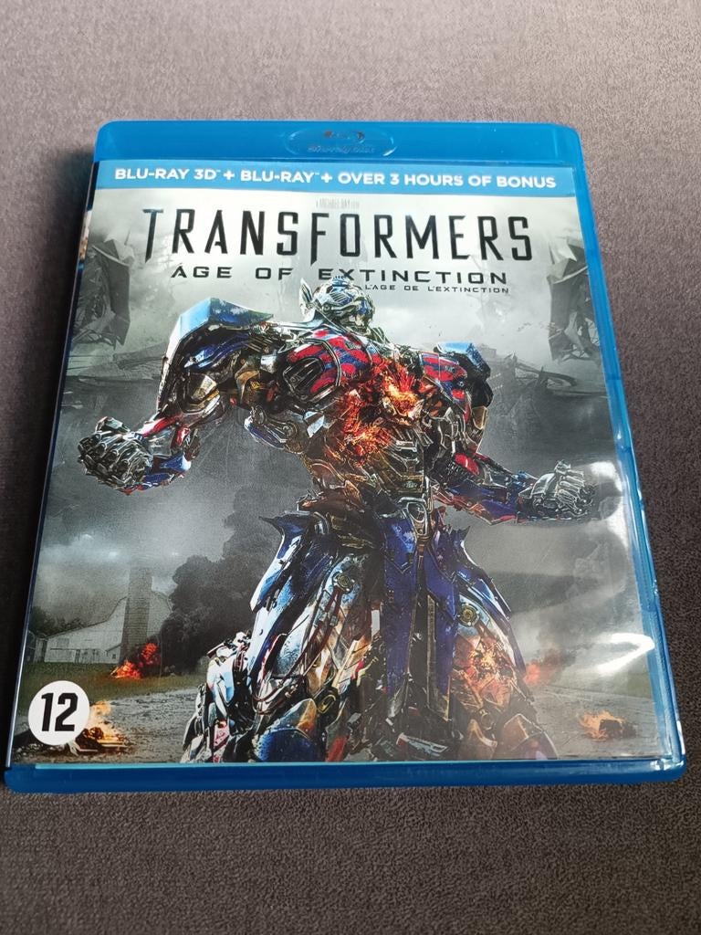 Transformers age extinction - bluray, Ophalen of Verzenden, Zo goed als nieuw, Actie