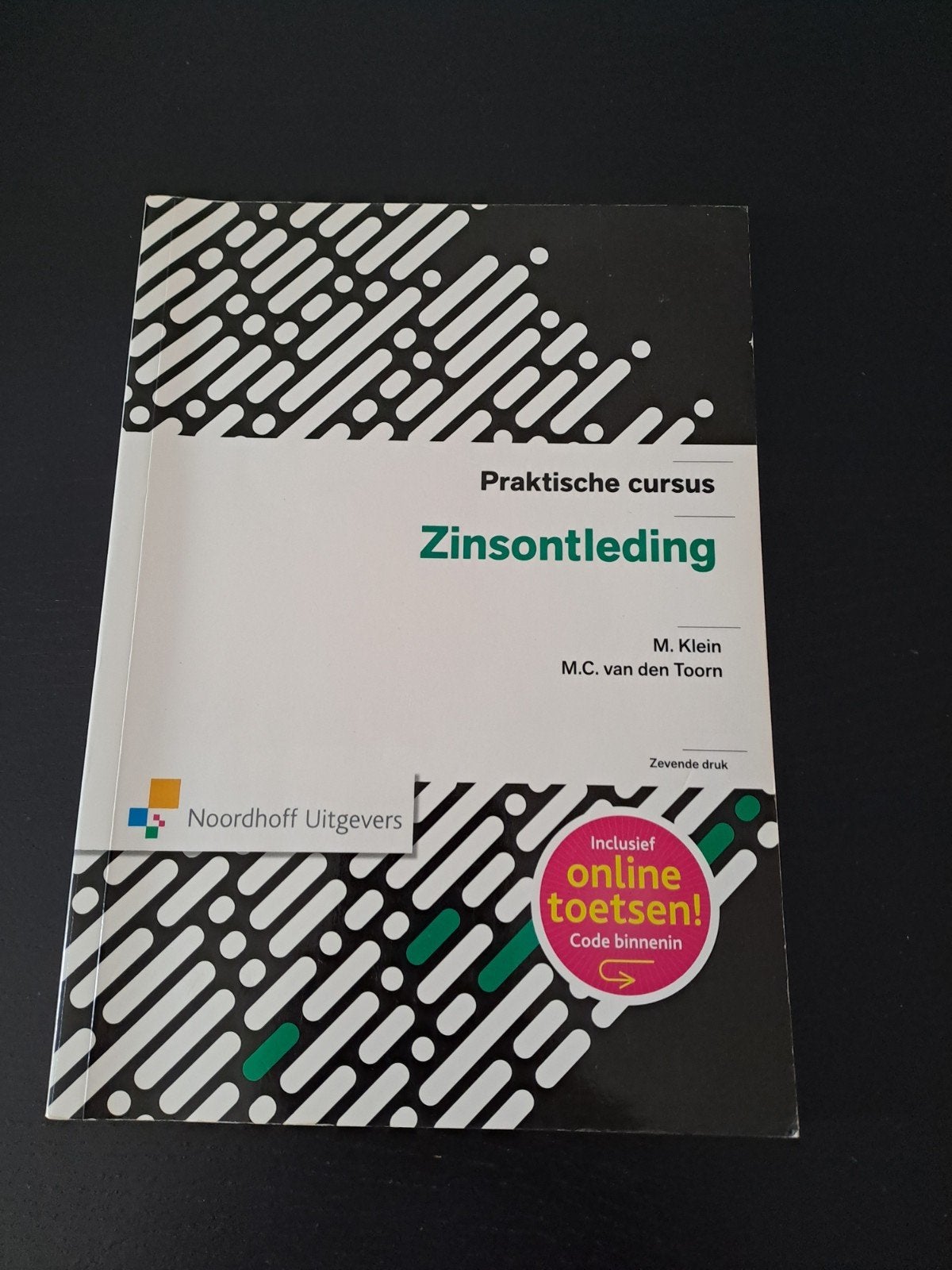 Praktische cursus Zinsontleding, Boeken, Zo goed als nieuw, M. Klein, M.C. van den Toorn, Alpha, HBO