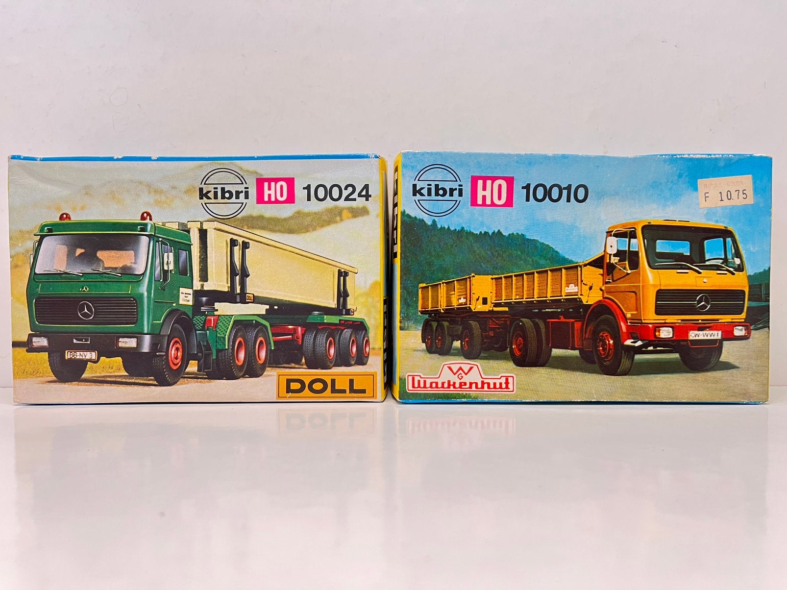 KIBRI 8x model auto’s, Ophalen of Verzenden, Zo goed als nieuw, Bus of Vrachtwagen, Overige merken