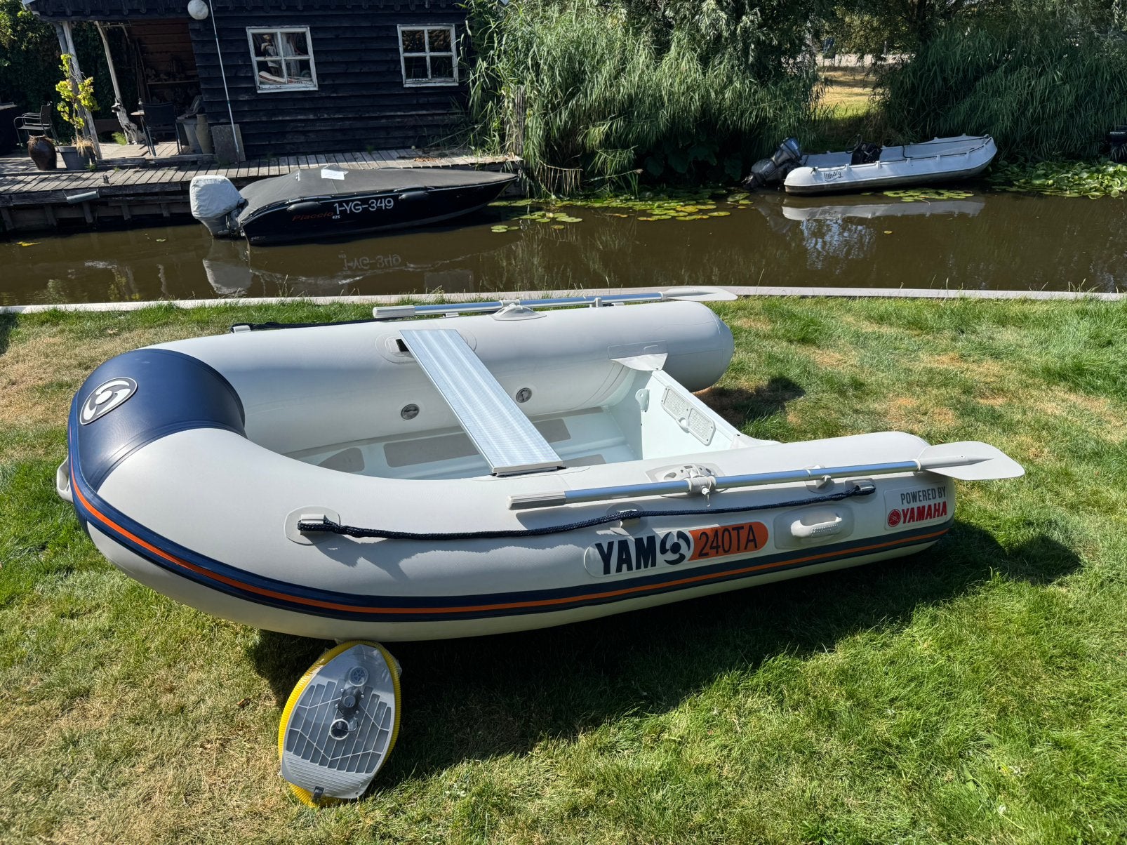 Rib boot Yamaha 240, Ophalen, Zo goed als nieuw, Peddels, Yamaha