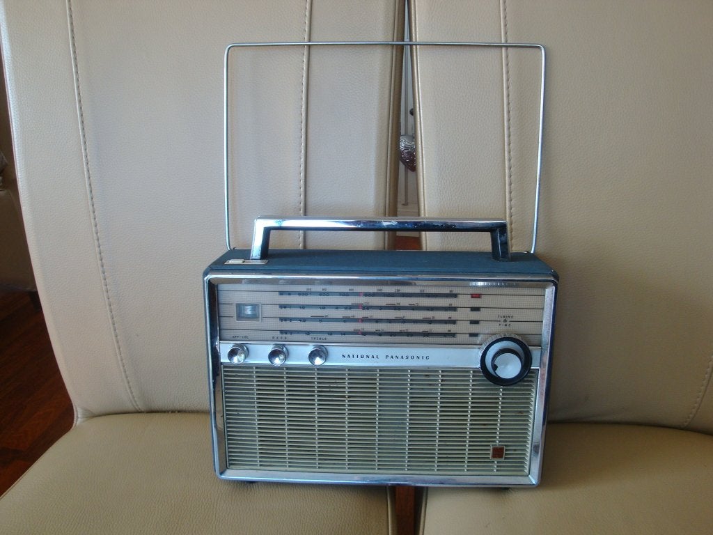 National Panasonic T-100D vintage wereldontvanger 1965, Ophalen of Verzenden, Gebruikt, Wereldontvanger