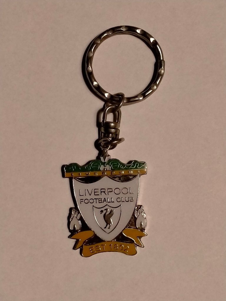 Liverpool Football Club vintage voetbal sleutelhanger, Verzamelen, Ophalen of Verzenden, Gebruikt, Buitenlandse clubs