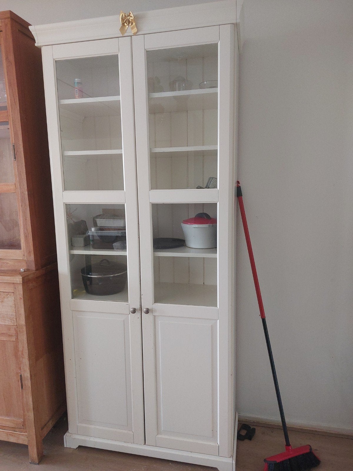 IKEA Liatorp vitrinekast, Ophalen, Gebruikt, 200 cm of meer, Glas