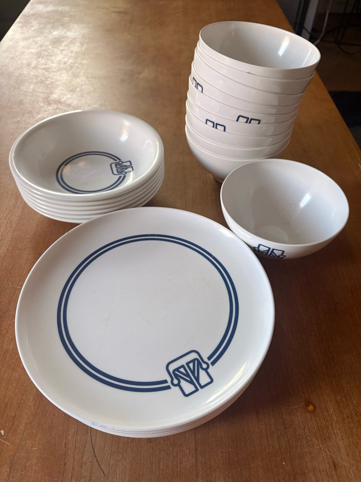 Dufour boot servies - Borden en kommen, Watersport en Boten, Ophalen of Verzenden, Gebruikt, Kombuis en Sanitair