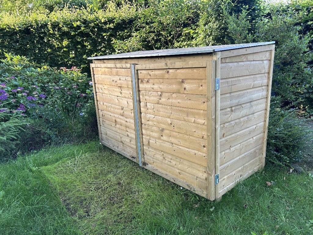 Stevige houten kliko ombouw voor 3 containers – Nieuw €599, Ophalen, Gebruikt