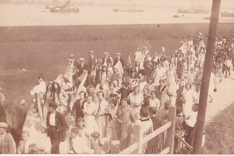 Fotokaart Hardinxveld., Verzamelen, Ansichtkaarten | Nederland, Verzenden, Voor 1920, Ongelopen, Zuid-Holland