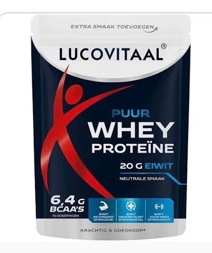 Lucovitaal Whey Proteïne & Clear Whey - Neutrale Smaak, Ophalen of Verzenden, Nieuw, Poeder of Drank