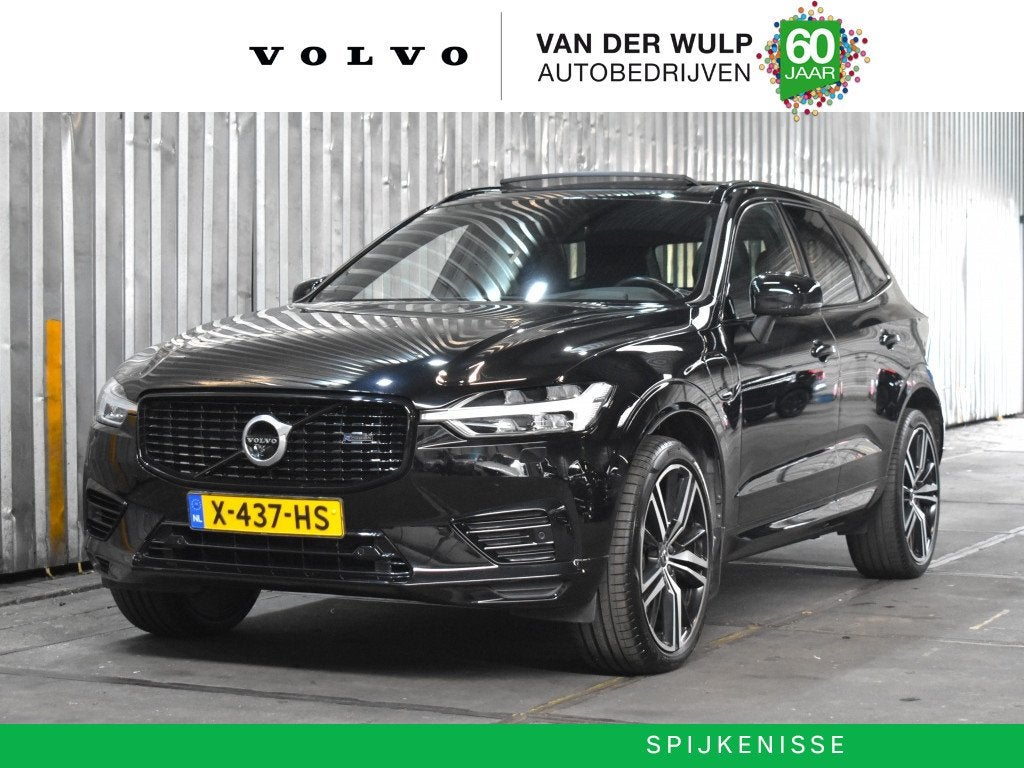 Volvo XC60 T8 390PK R-Design | Trekhaak | 360 | BLIS | Adapt, Auto's, 12 maanden, Gebruikt, Euro 6, 4 cilinders