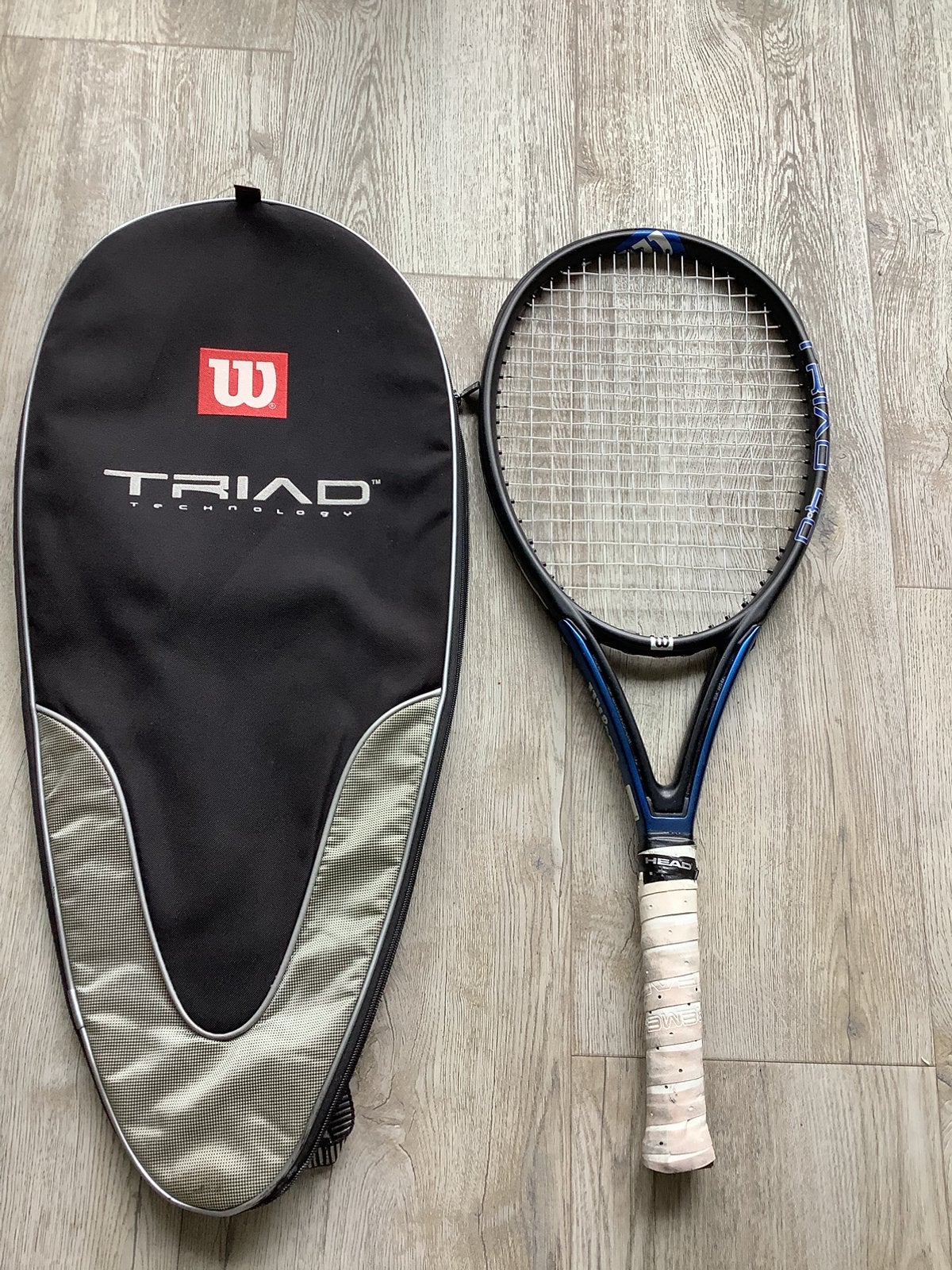 Wilson Triad Hammer 4.0 tennisracket met hoes, Sport en Fitness, Tennis, Ophalen of Verzenden, Zo goed als nieuw, Wilson, Racket
