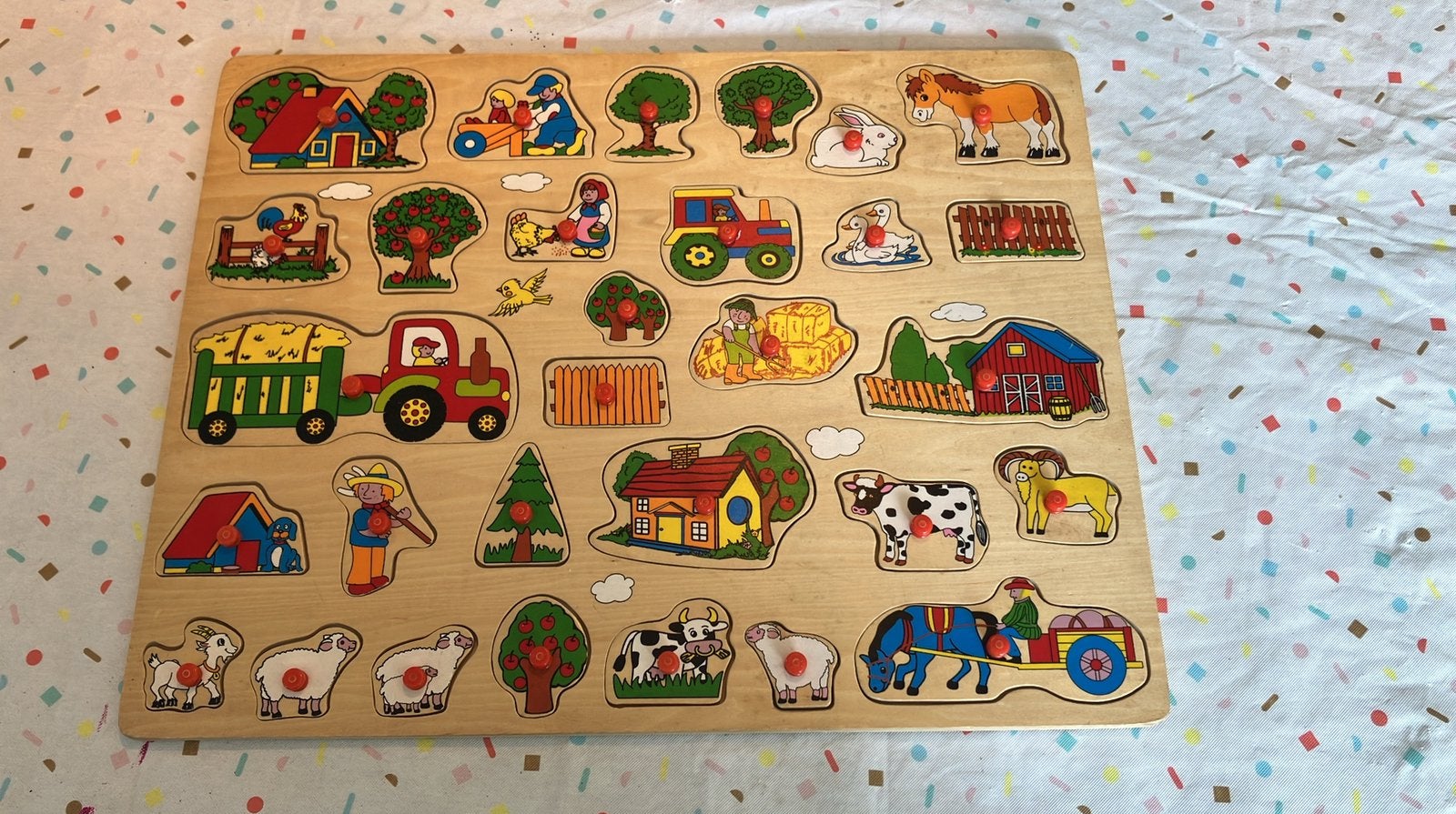 Houten puzzel, Ophalen of Verzenden, Zo goed als nieuw