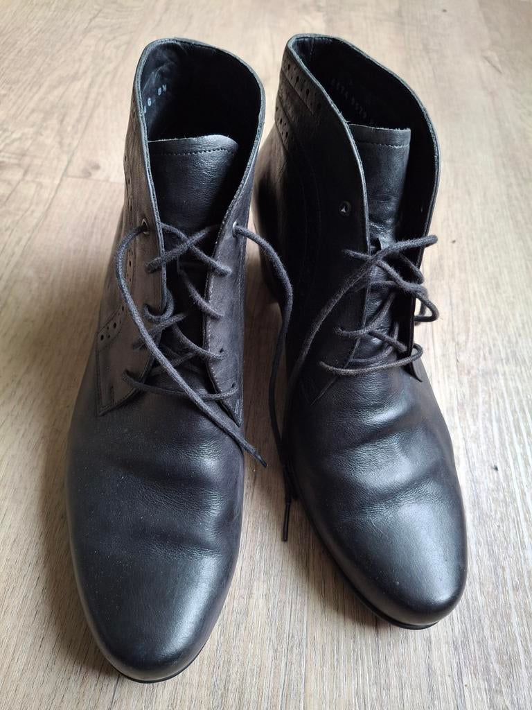 Durea enkellaarsjes hoge schoenen 42, Kleding | Dames, Schoenen, Ophalen of Verzenden, Zo goed als nieuw, Zwart