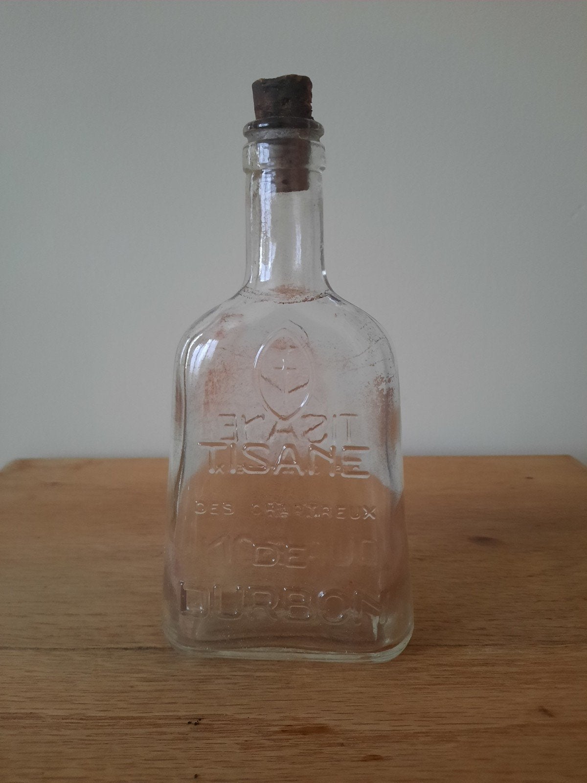 Antieke apothekersfles, Tisane de Durbon, Ophalen of Verzenden