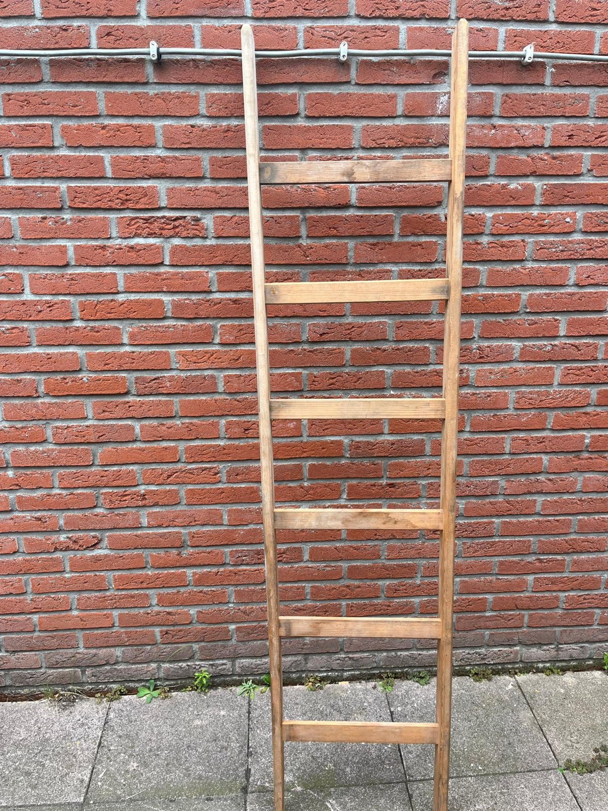 Houten decoratie ladder, Ophalen, Minder dan 2 meter