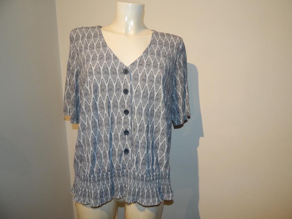 Studio Anneloes travel stof blouse in printje mt XL, Verzenden, Maat 46/48 (XL) of groter, Zo goed als nieuw, Overige kleuren