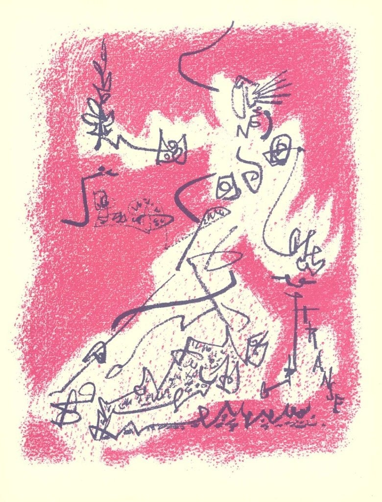 André Masson - Le Départ - Litho Mourlot, Antiek en Kunst, Verzenden