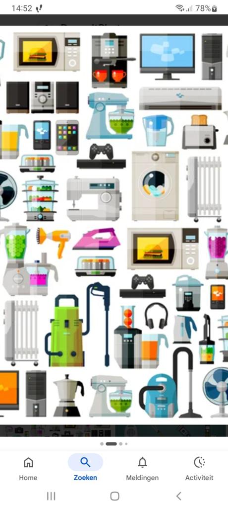 Gezocht: Kapotte elektrische apparaten voor onderdelen, Witgoed en Apparatuur, Onderdelen en Toebehoren, Ophalen of Verzenden