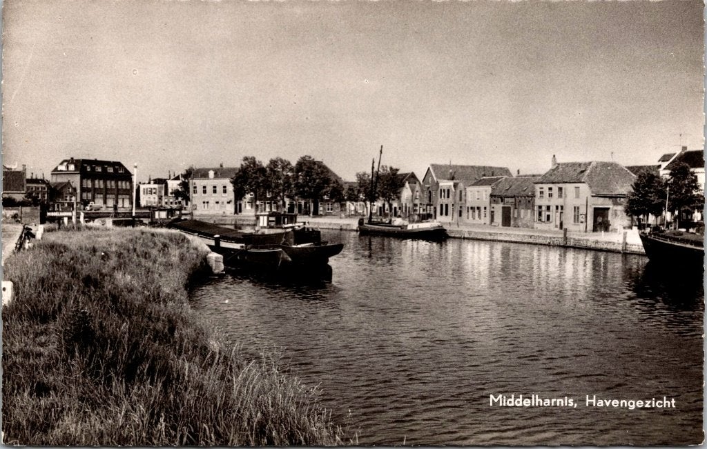 Middelharnis - 12 oude ansichtkaarten, Verzamelen, Ansichtkaarten | Nederland, Verzenden, 1960 tot 1980, Gelopen, Zuid-Holland