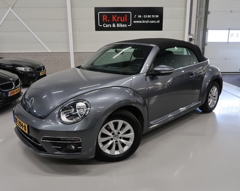 Volkswagen Beetle Cabriolet 1.2 TSI Design Airco-ecc Stoelve, Auto's, Volkswagen, Voorwielaandrijving, Stof, Gebruikt, 4 cilinders