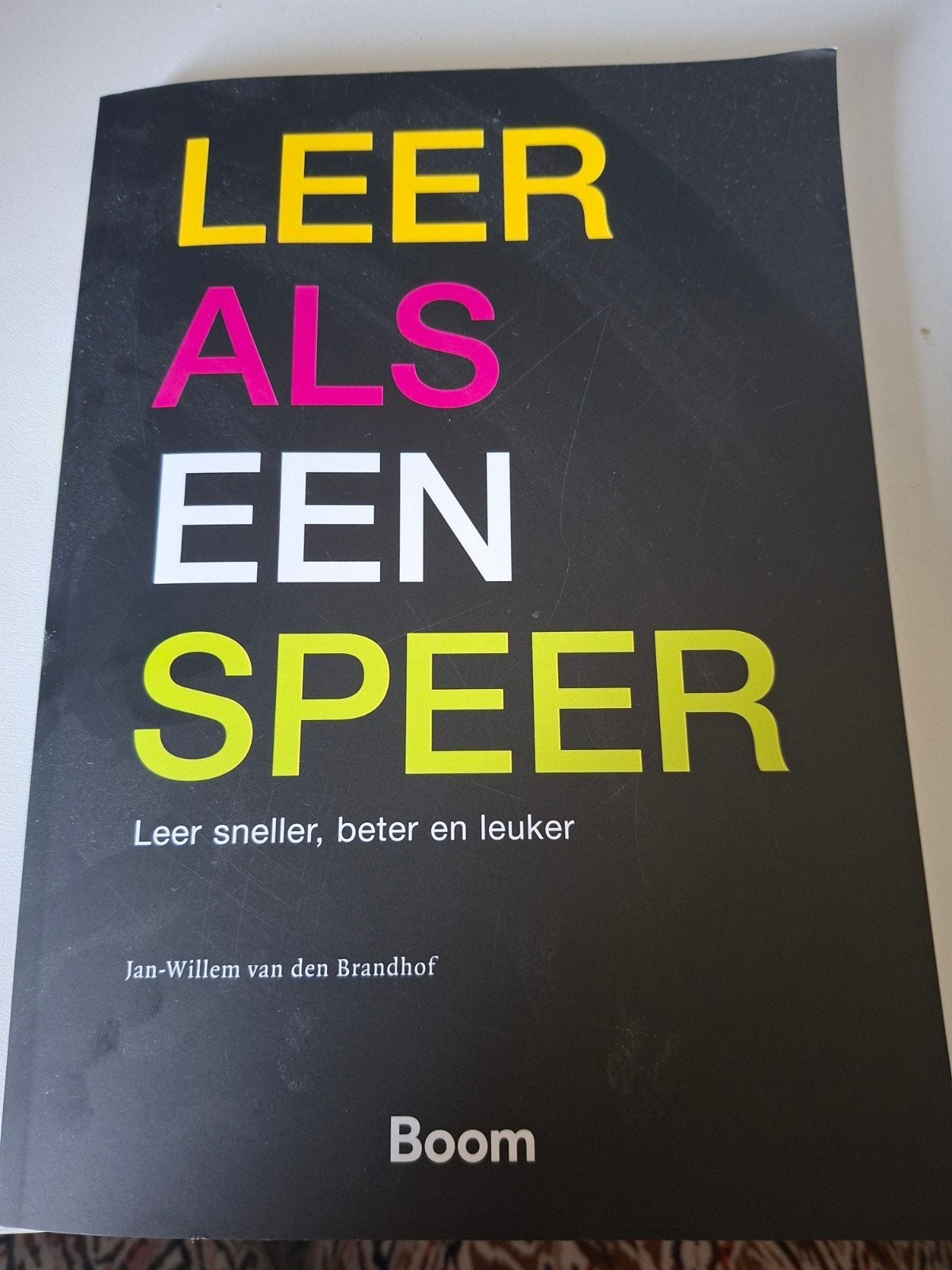 Leer als een Speer - Leer sneller, beter en leuker, Boeken, Ophalen of Verzenden, Zo goed als nieuw, Niet van toepassing, Jan-Willem van den Brandhof
