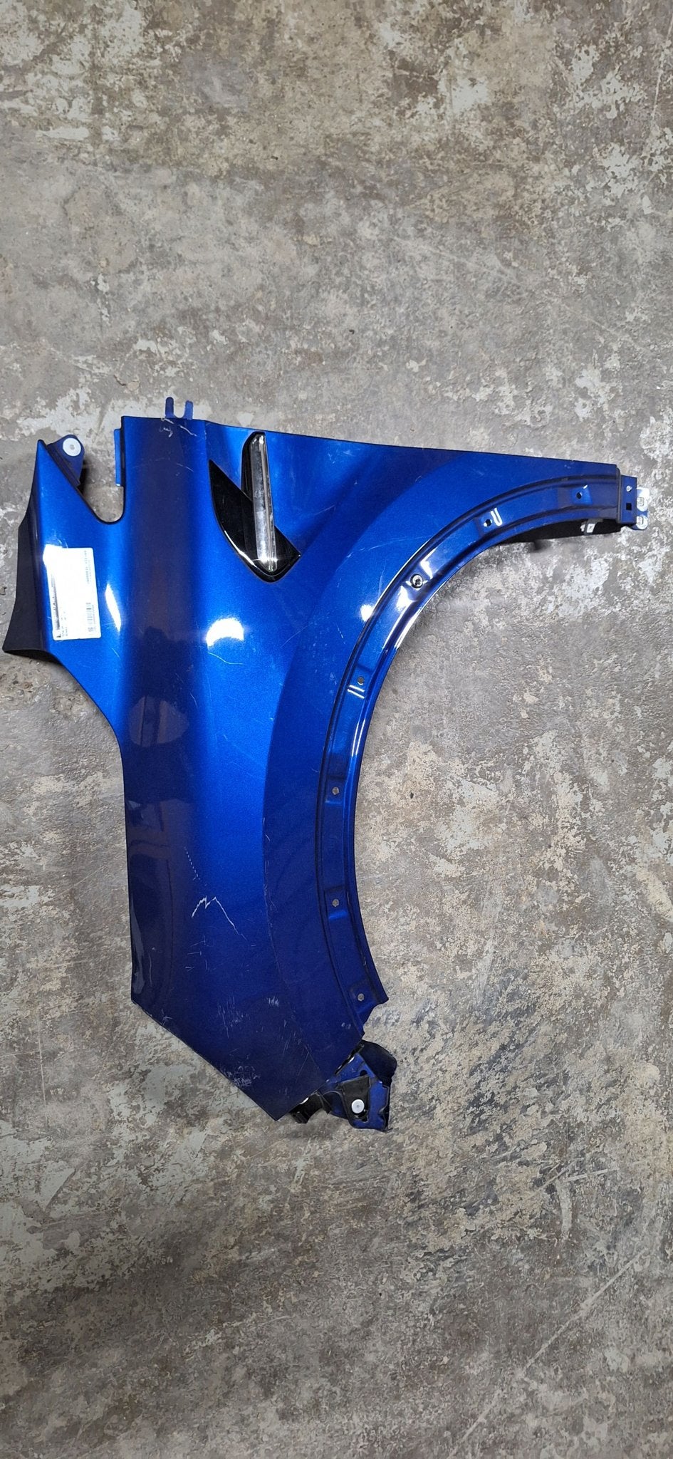 Renault Captur Spatbord Links-voor vanaf 2020 Blauw Metallic, Gebruikt, -, Renault, -