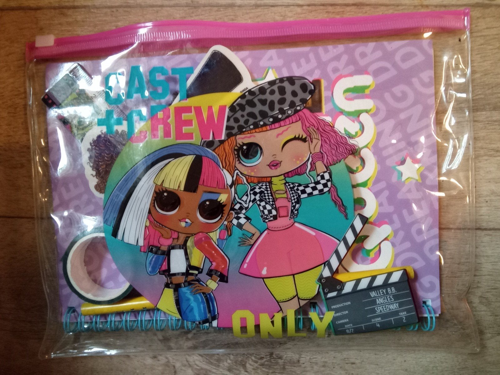 leuk etwitje boekje erin gum glitter plakband potlood, Diversen, Schoolbenodigdheden, Ophalen of Verzenden