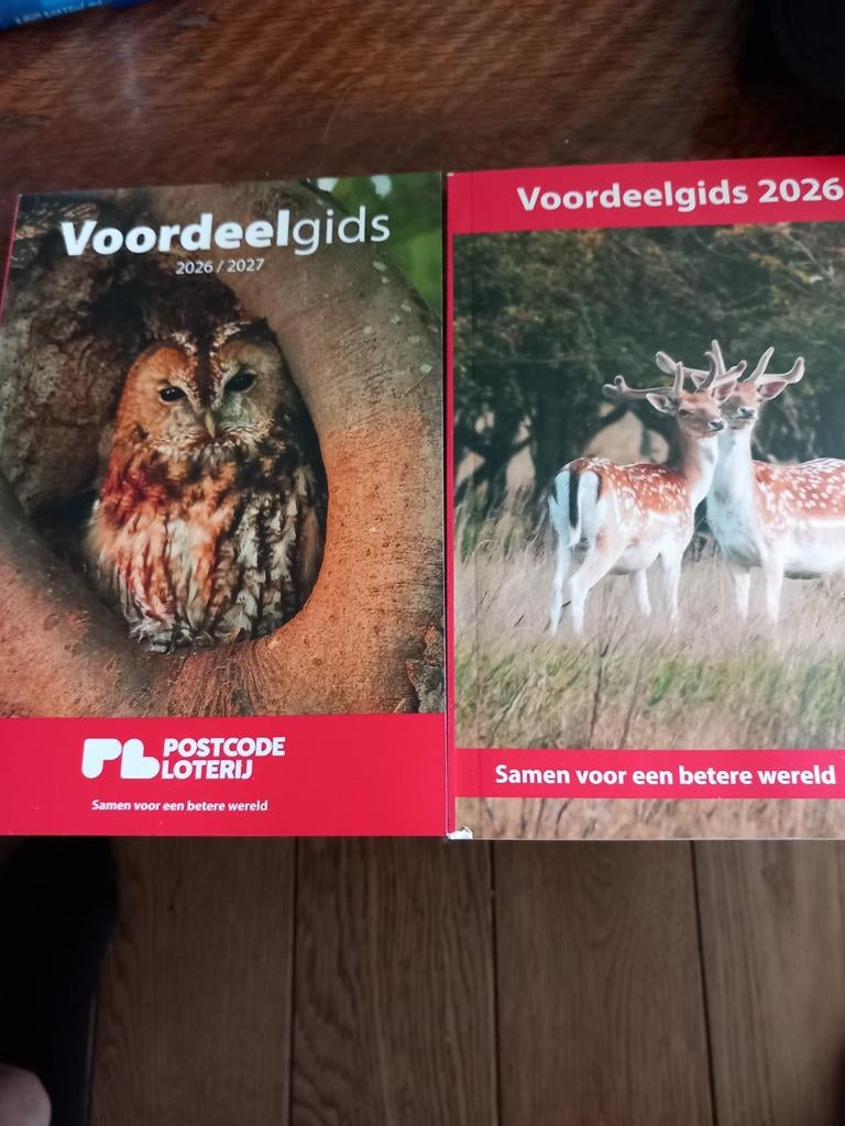 Voordeelgidsen Postcode Loterij 2026/2027 en 2026, Ophalen of Verzenden, Nieuw, Catalogus