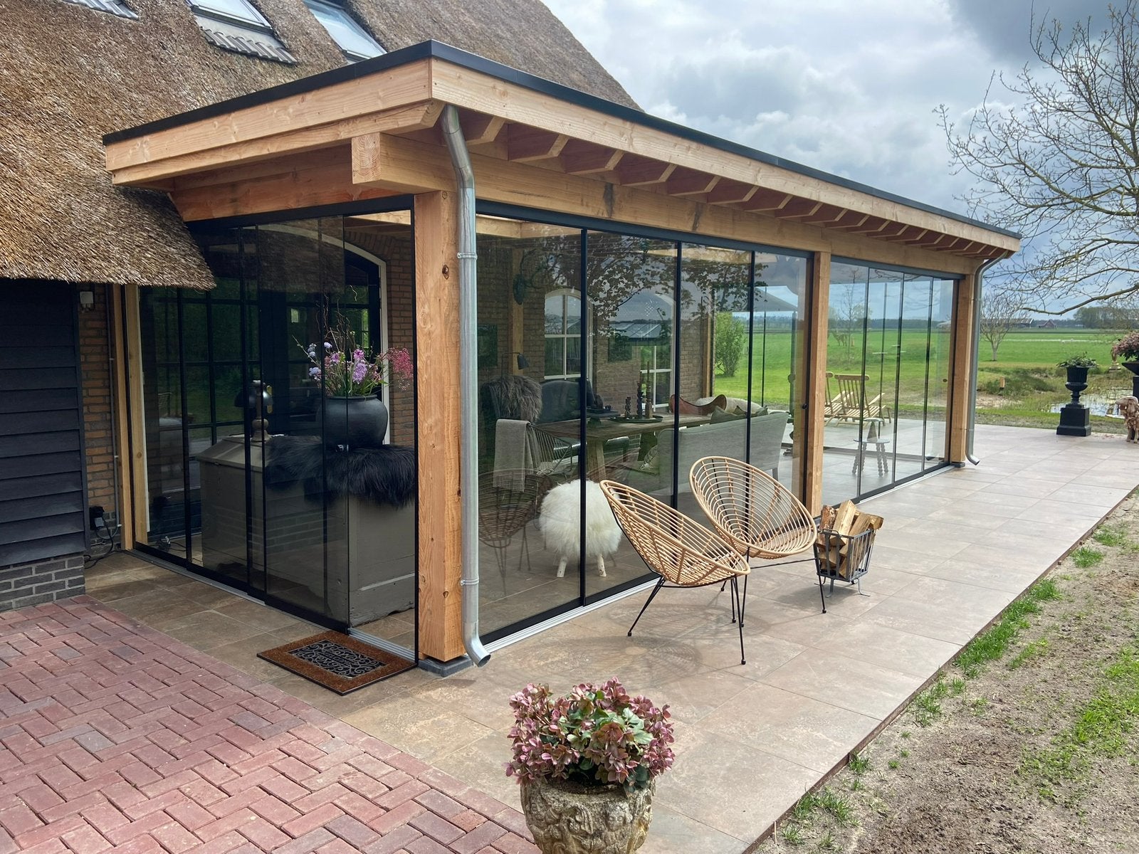 Overkapping - veranda - hekwerk - geplaatst en geleverd, Diensten en Vakmensen, Aannemers, Garantie, Nieuwbouw of Opbouw