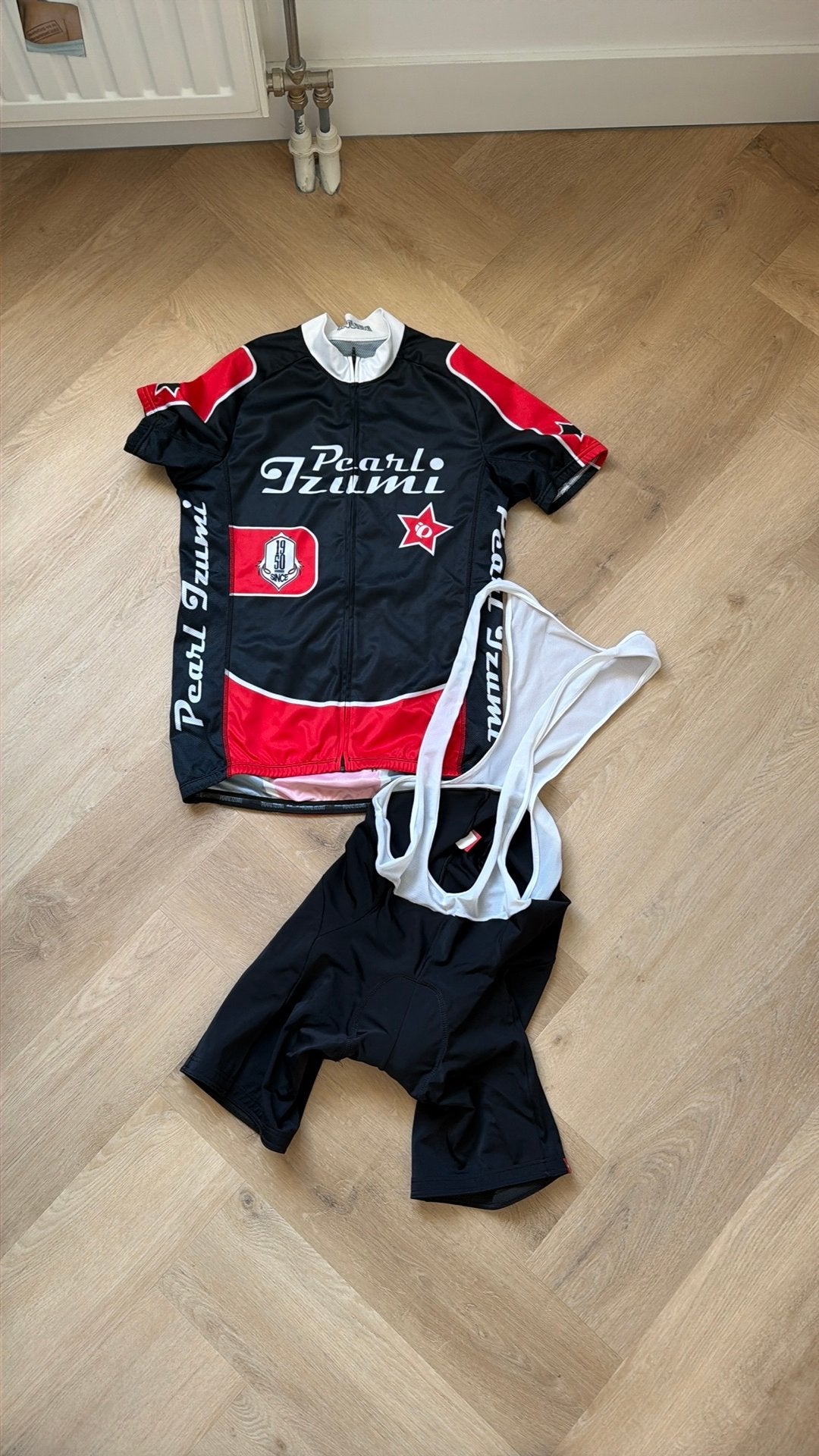 Wielrenkleding L Pearl Izumi shirt - XL Specialized broek, Heren, Ophalen of Verzenden, Zo goed als nieuw, L