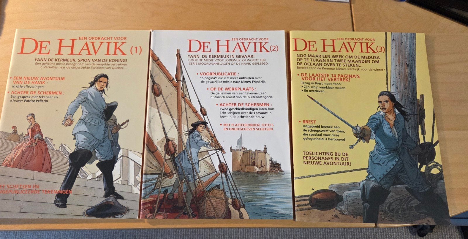 De Havik (1-3) - Complete softcover-voorpublicaties, Ophalen of Verzenden