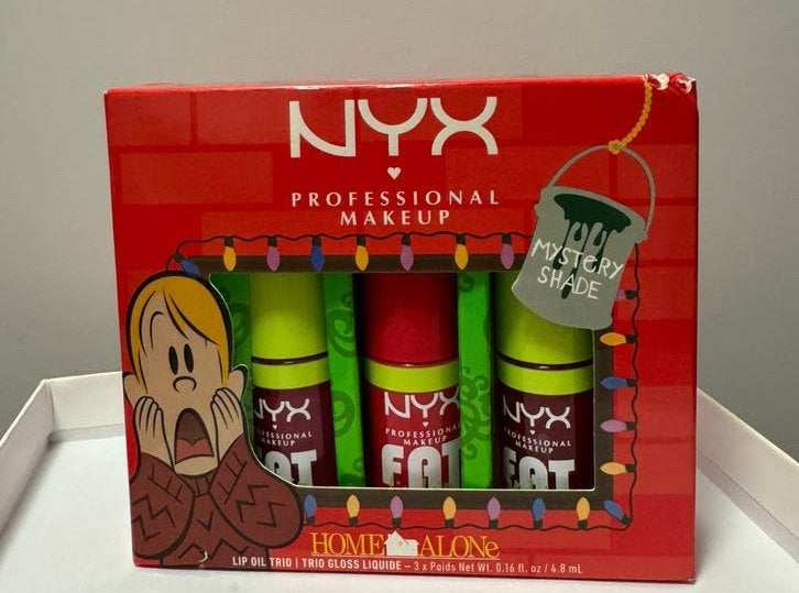 Nyx Fat Oil set met Mystery shade, Ophalen of Verzenden, Zo goed als nieuw, Lippen
