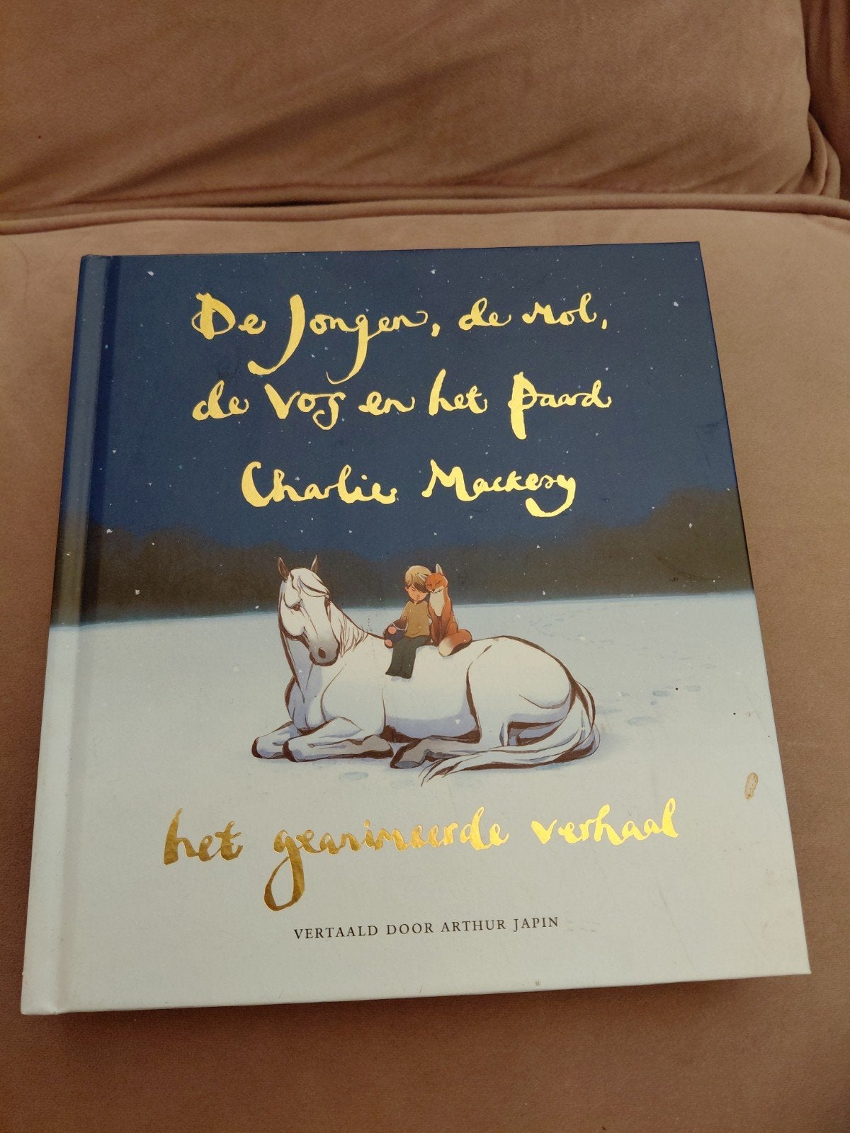 De Jongen, de Mol, de Vos en het Paard - Charlie Mackesy, Ophalen of Verzenden, Zo goed als nieuw, Charlie Mackesy, Fictie algemeen