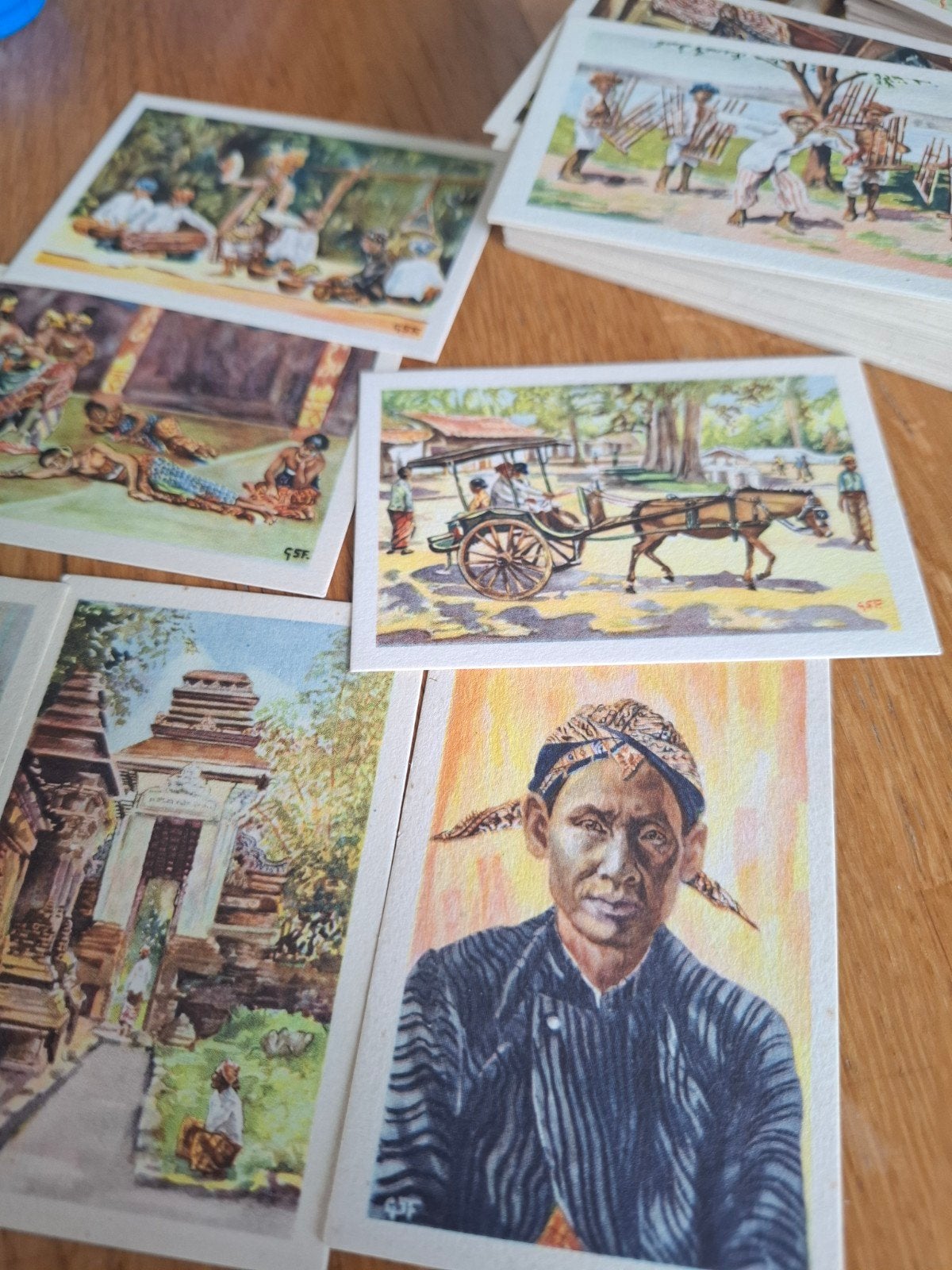 Droste's Album Java I - Java 2Vintage Plaatjes en Informatie, Ophalen, Meerdere plaatjes