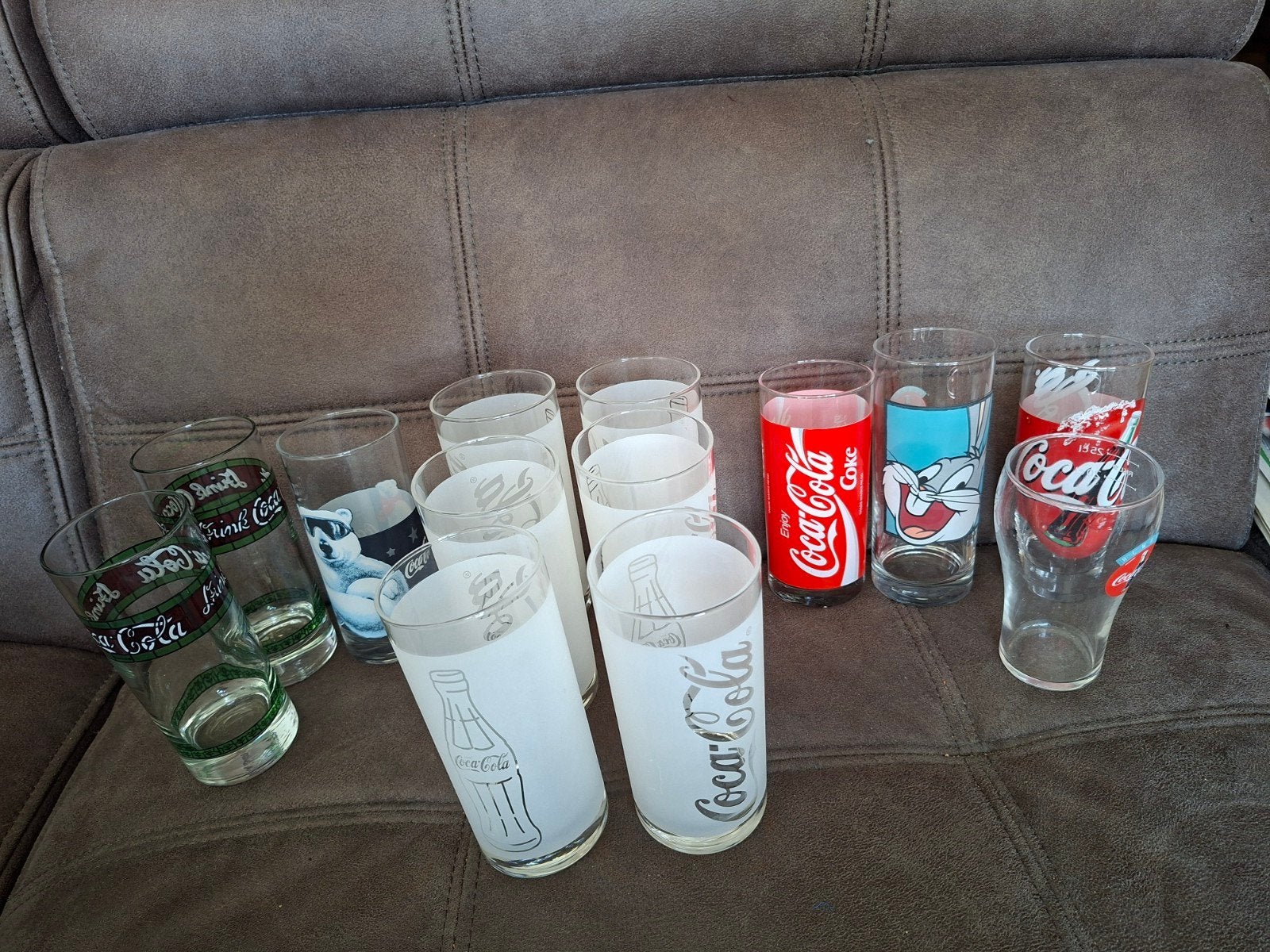 Coca-Cola Glazen Collectie - Diverse Ontwerpen, Ophalen of Verzenden, Gebruikt, Gebruiksvoorwerp