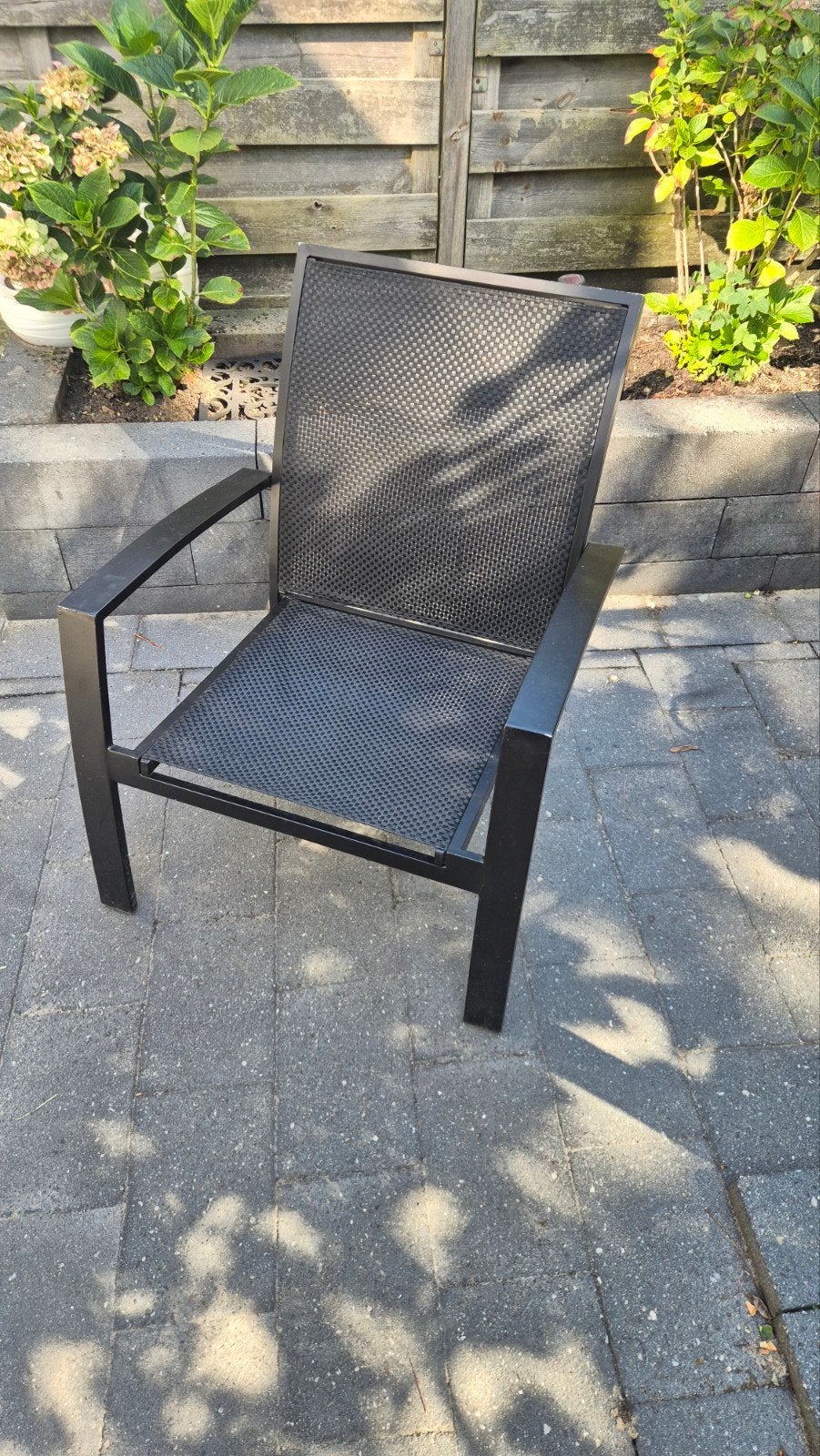 tuinstoelen bijna niet gebruikt 1stuks, Ophalen, Zo goed als nieuw, Kunststof
