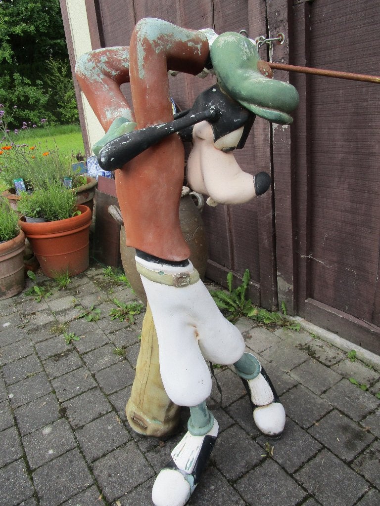disney Goofy, Pluto beeld golfer, Ophalen, Goofy of Pluto, Gebruikt, Beeldje of Figuurtje