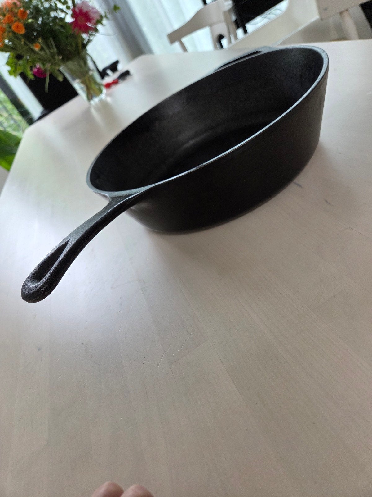 Gietijzeren pan - 30 cm diameter, Ophalen, Gebruikt, Met handvatten, Braadpan