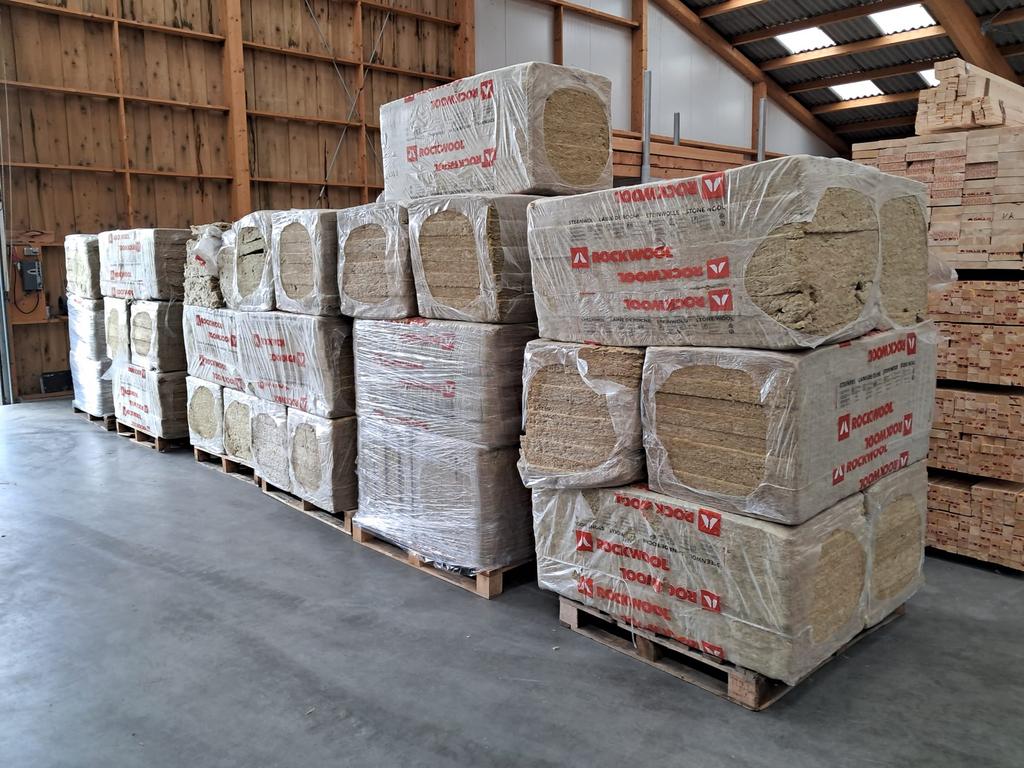 Partij Rockwool isolatie 60mm dik Totaal 49 pak, Ophalen