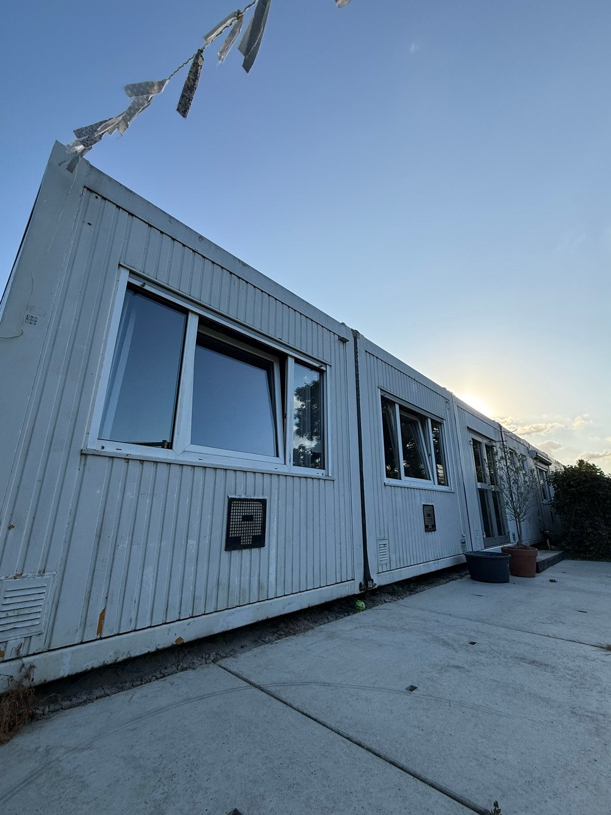Modulaire unit/kantoorunit/woonunit met keuken en badkamer, Ophalen