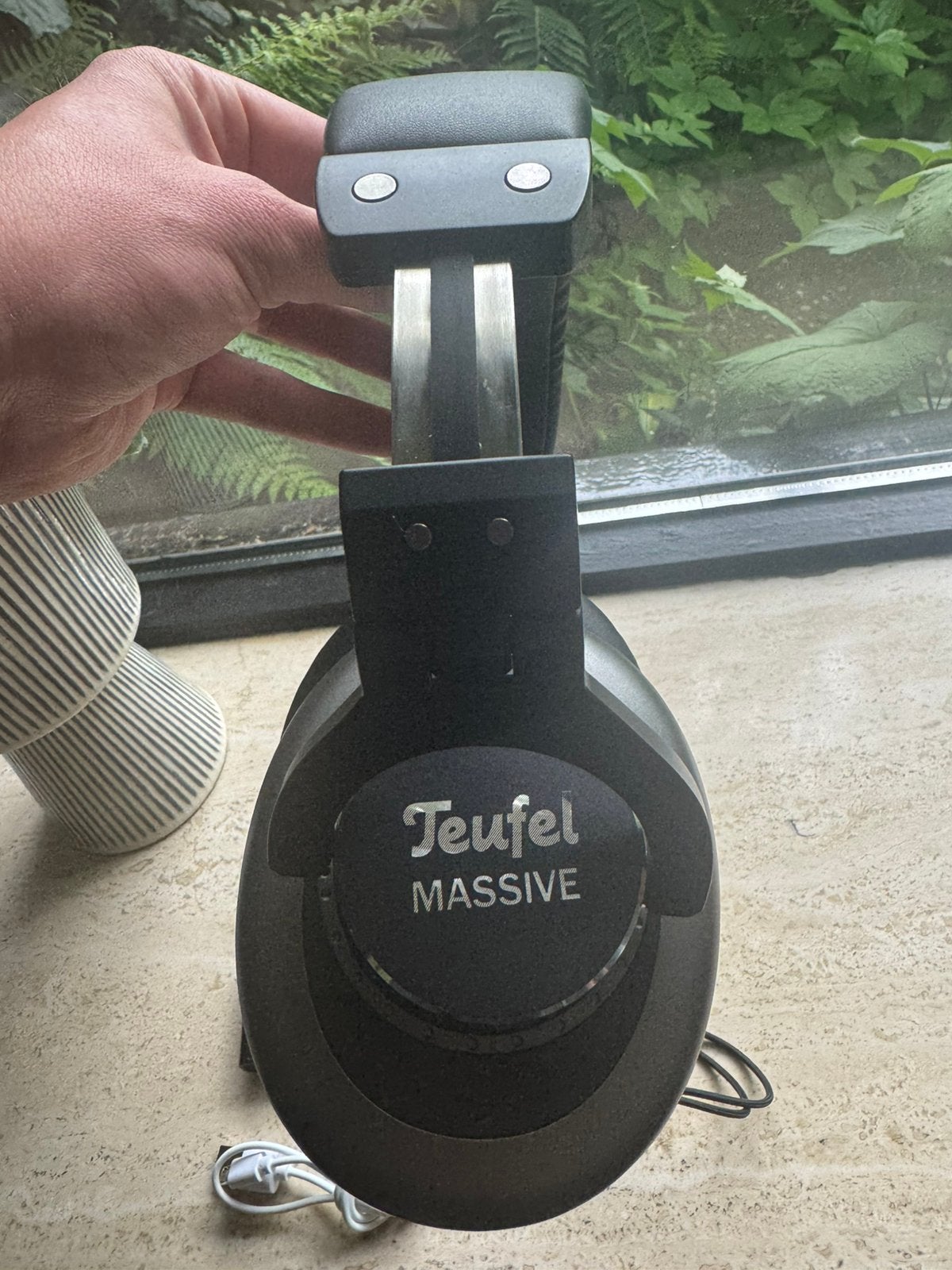 Teufel Massive headphone incl. amp, Ophalen of Verzenden, Zo goed als nieuw, Overige merken