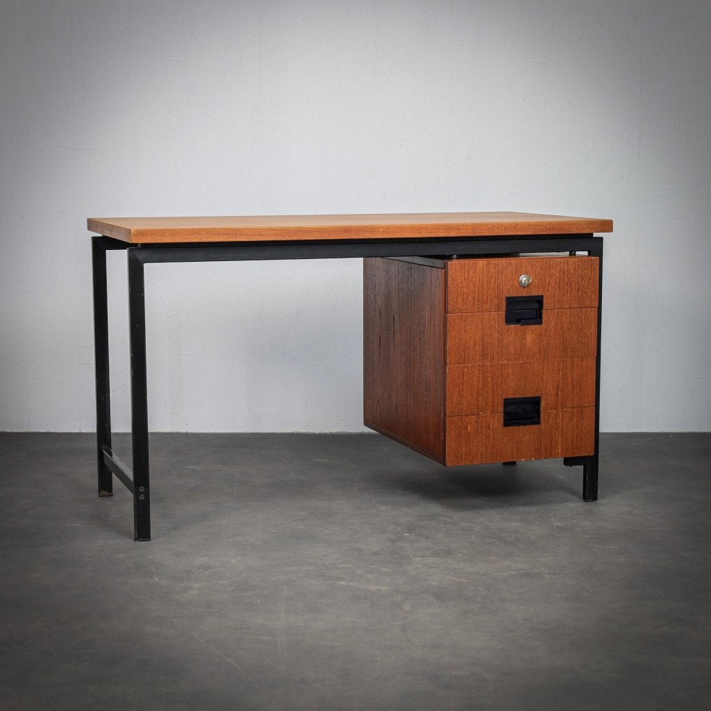 Pastoe Bureau Cees Braakman Japanse Serie Jaren 60, Ophalen, Gebruikt, 120 cm, Hout