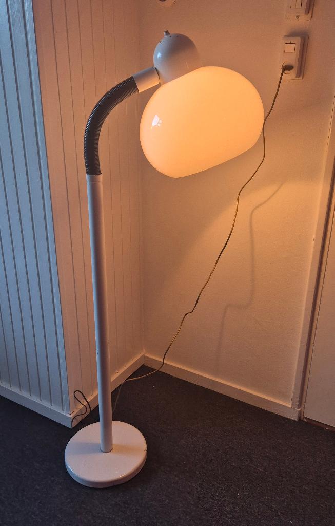Vintage Space Age vloerlamp, Ophalen, Gebruikt, Metaal, Space Age