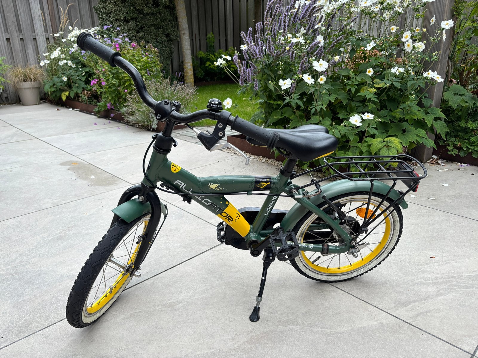 Kinderfiets met 16 inch wielen, Ophalen, Terugtraprem, Gebruikt, Handrem
