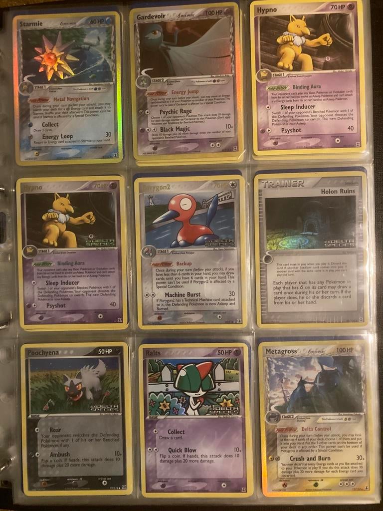 Pokemon kaarten delta species met stamped reverse holo's, Ophalen of Verzenden, Zo goed als nieuw, Meerdere kaarten