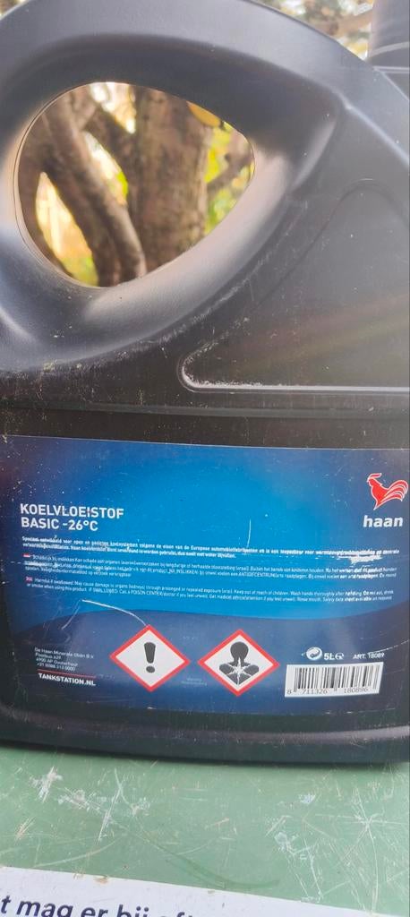 Nieuwe Koelvloeistof tot -26C, 5 Liter Jerrycan, Ophalen, Nieuw, Universele onderdelen