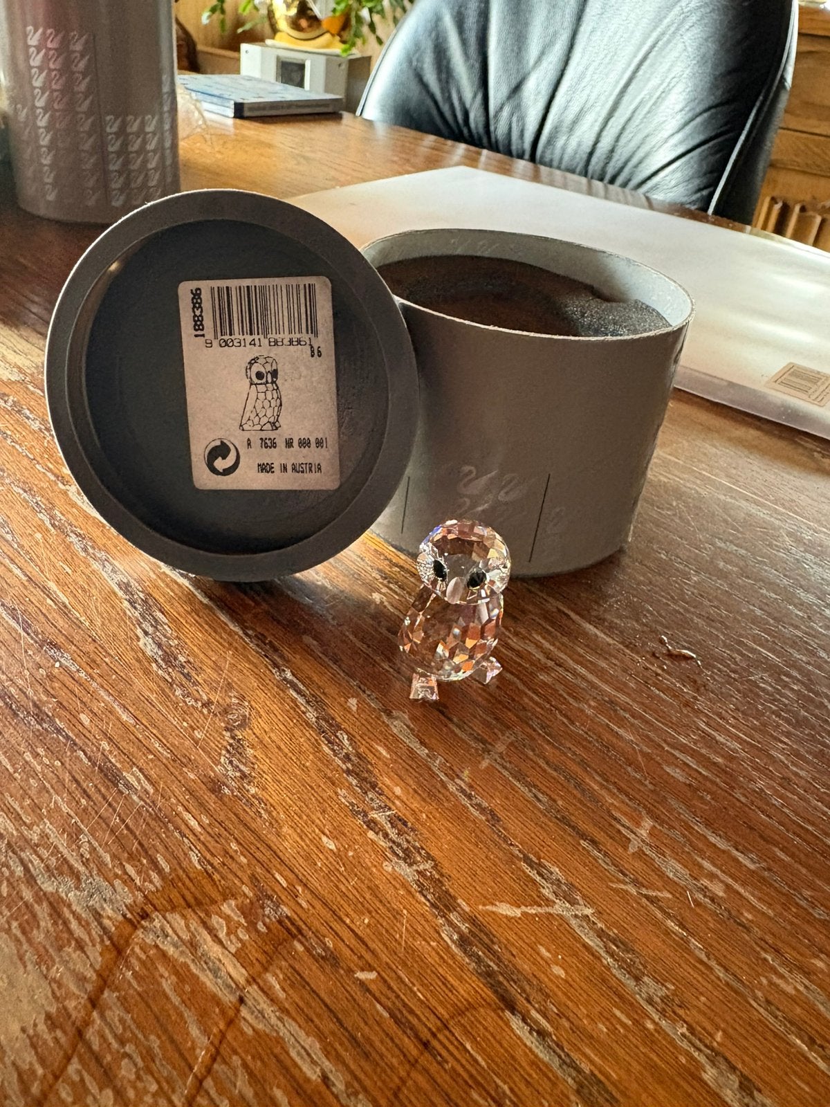 Swarovski uil, Verzamelen, Ophalen, Zo goed als nieuw, Figuurtje