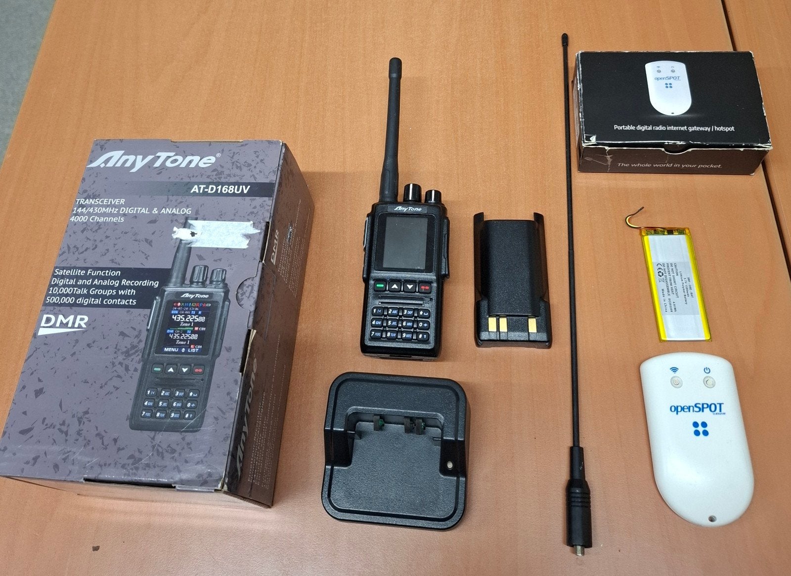 OpenSPOT 4 Pro en Anytone d168