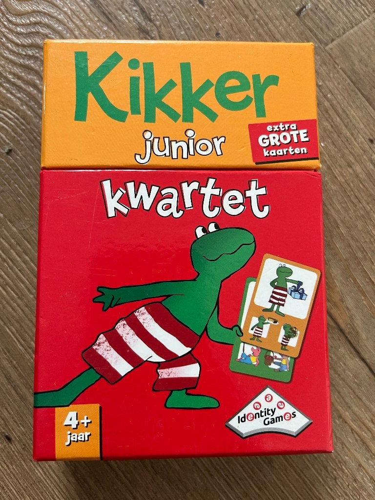 Kikker Junior Kwartet - compleet, Ophalen of Verzenden, Zo goed als nieuw, Kwartet(ten)